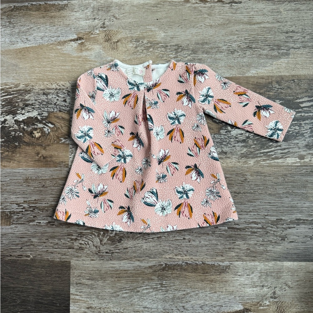 Zara Baby Girl Pink Floral Dress
